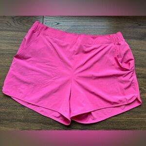 Women's Columbia Pink Pleasant Creek Stretch Shorts